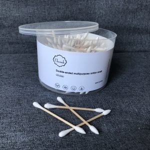 chamak cotton buds for cosmetic purposes-double ended cotton buds 200count