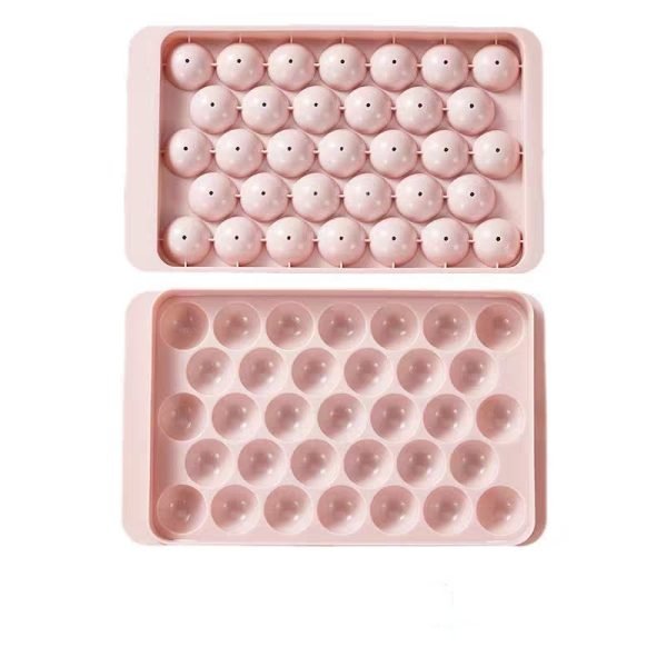 Ice Cube Moulds for Drinks - Food Grade Silicone, 4 Pack